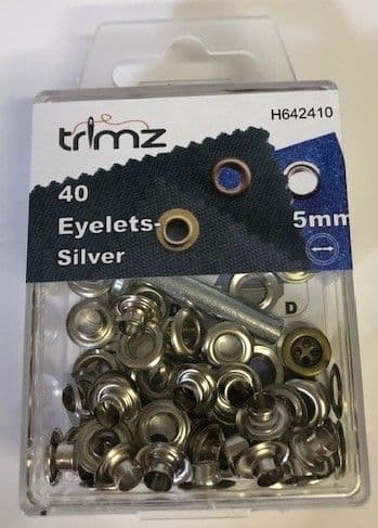 Eyelets with Washer - 5mm, 8mm 11mm & 14mm