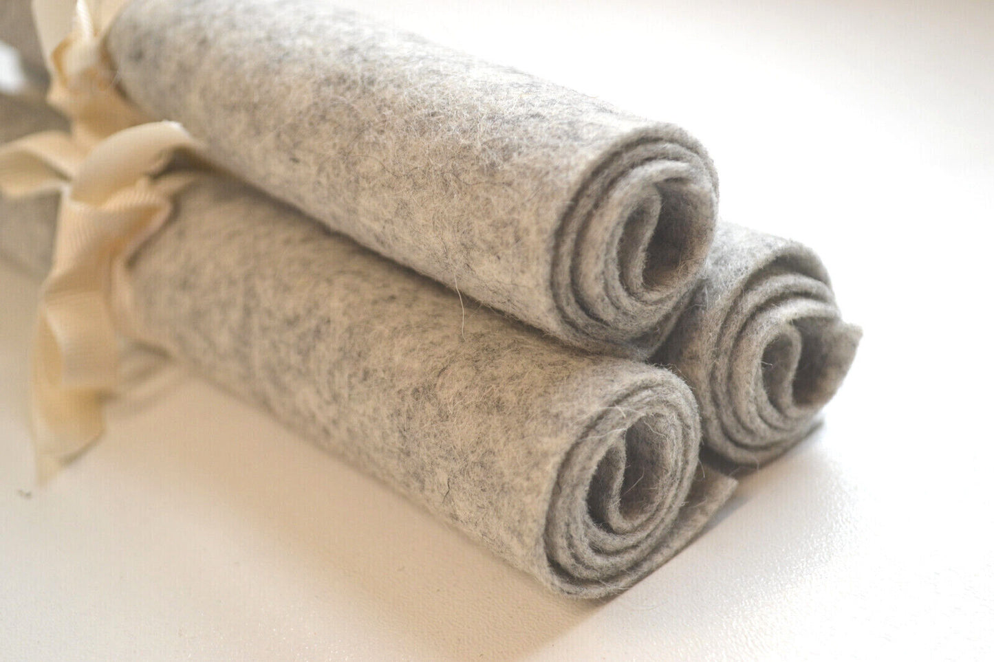 100% Merino Wool felt - Natural Melange Colours