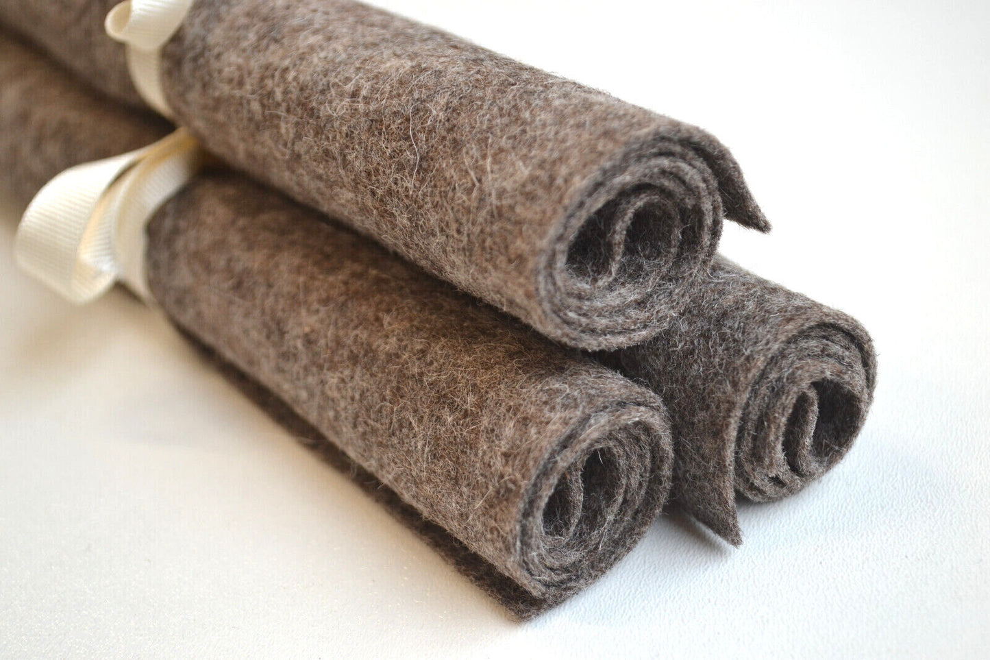 100% Merino Wool felt - Natural Melange Colours