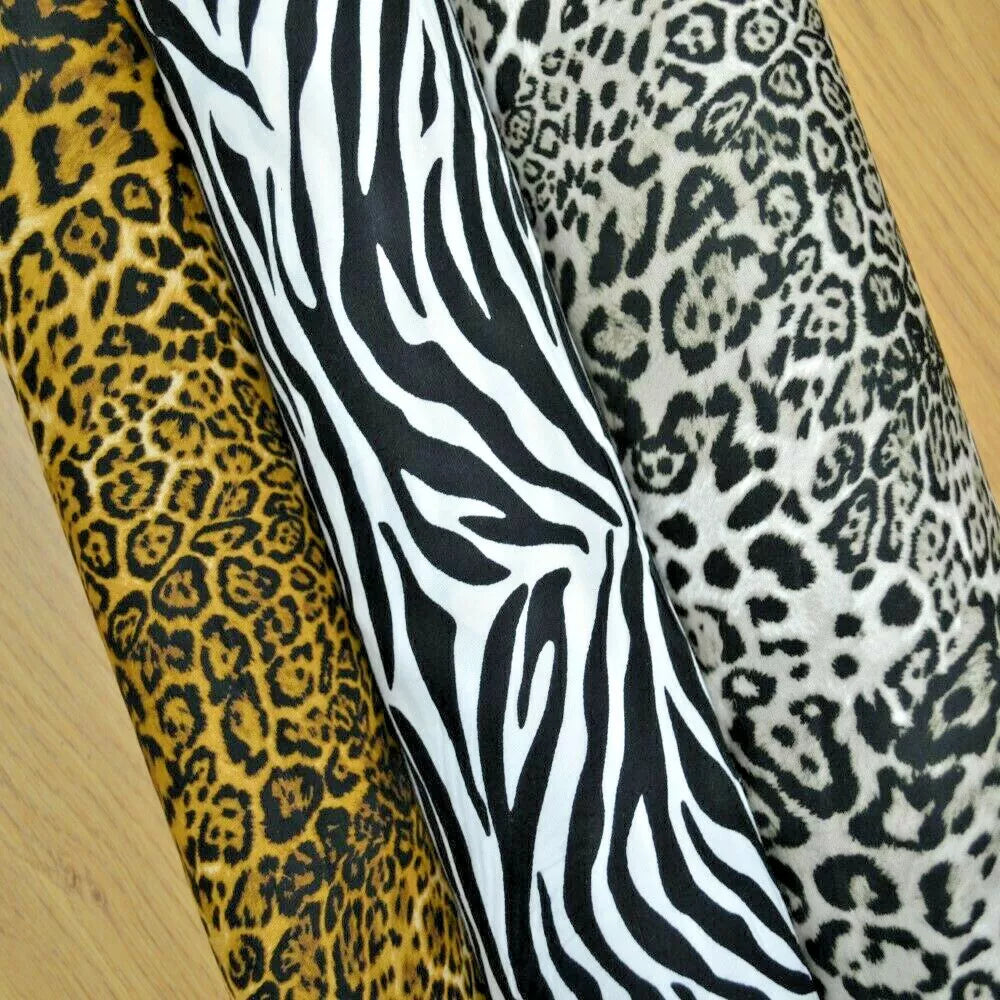 Animal Skin 100% Cotton - Leopard, Lynx, Zebra