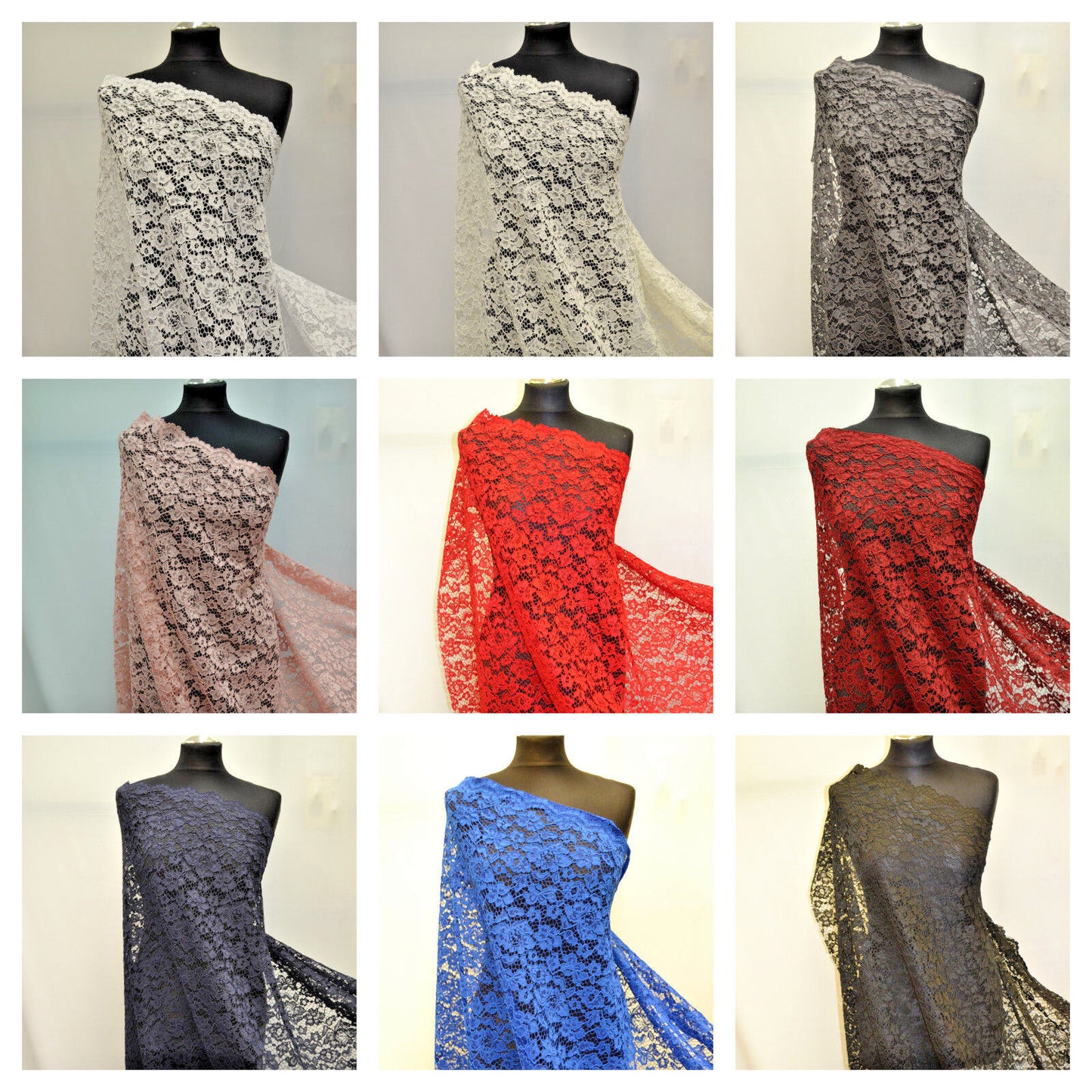 Corded Lace Fabric - John Louden.