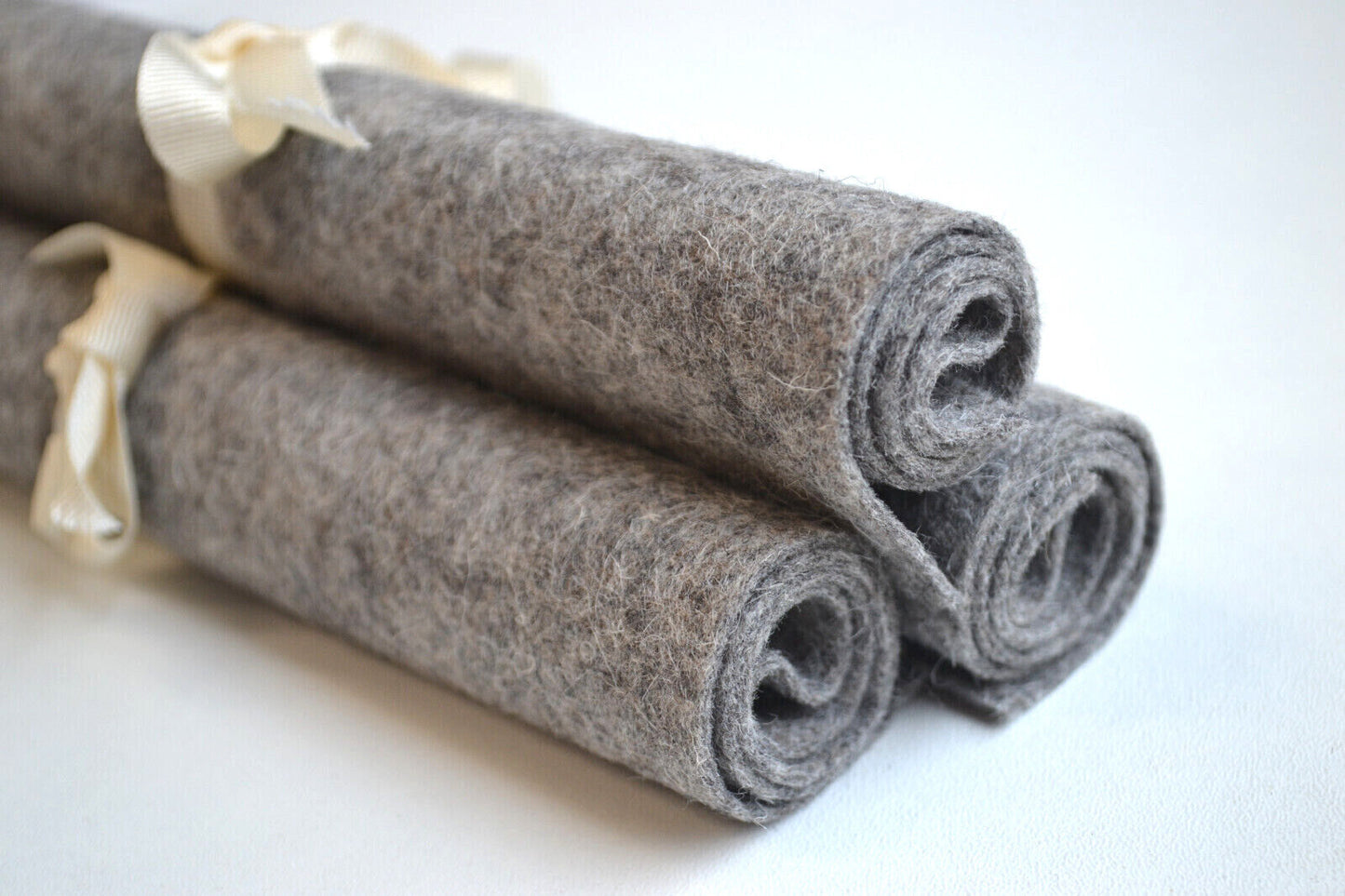 100% Merino Wool felt - Natural Melange Colours