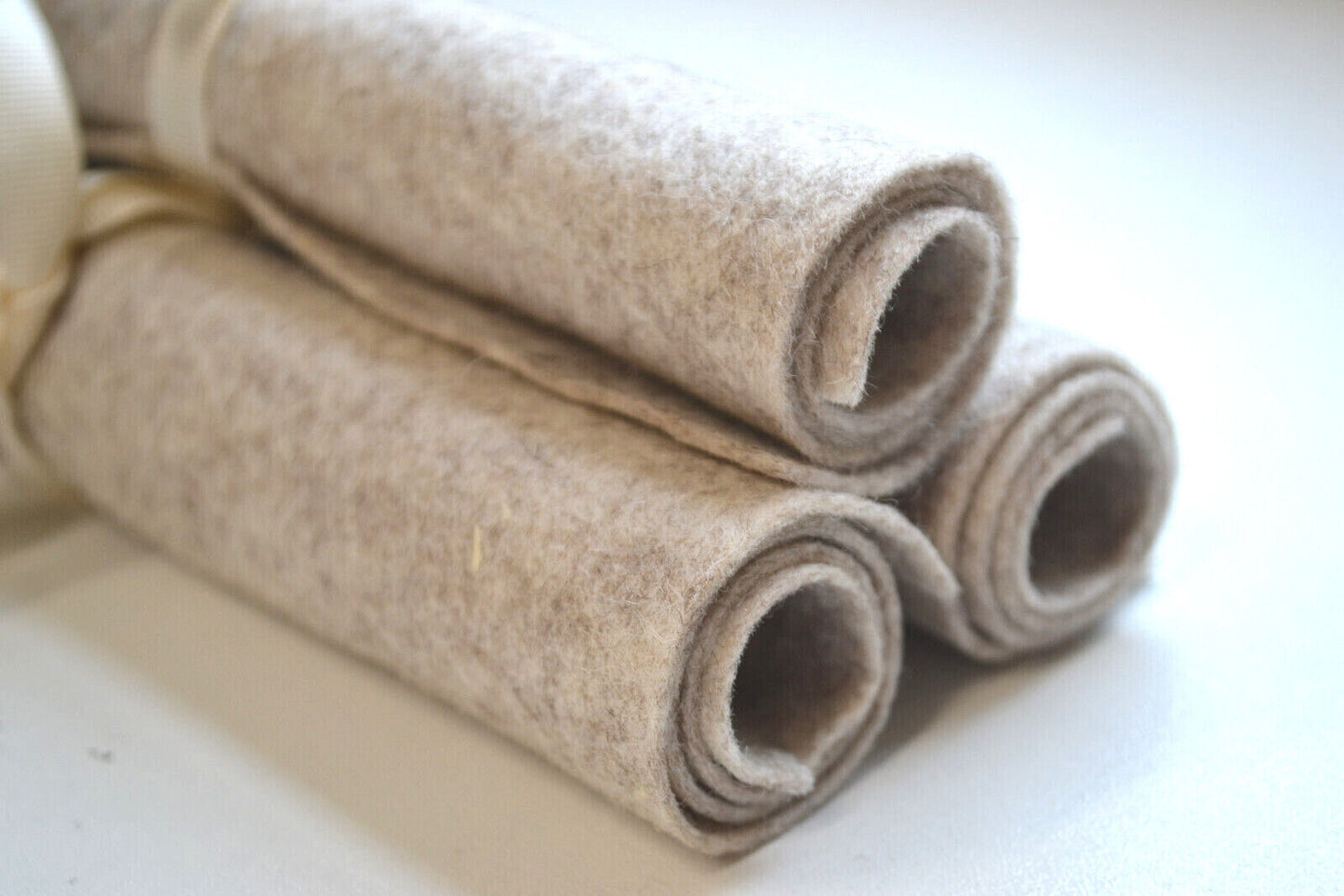 100% Merino Wool felt - Natural Melange Colours
