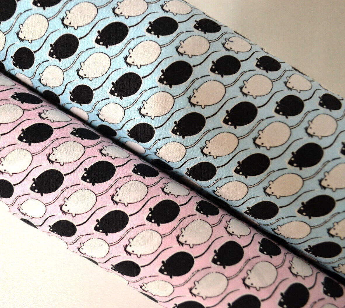 Mouse And Raspberry Fabric 100% Cotton Fabric - Mouse – Ashton Fabrics